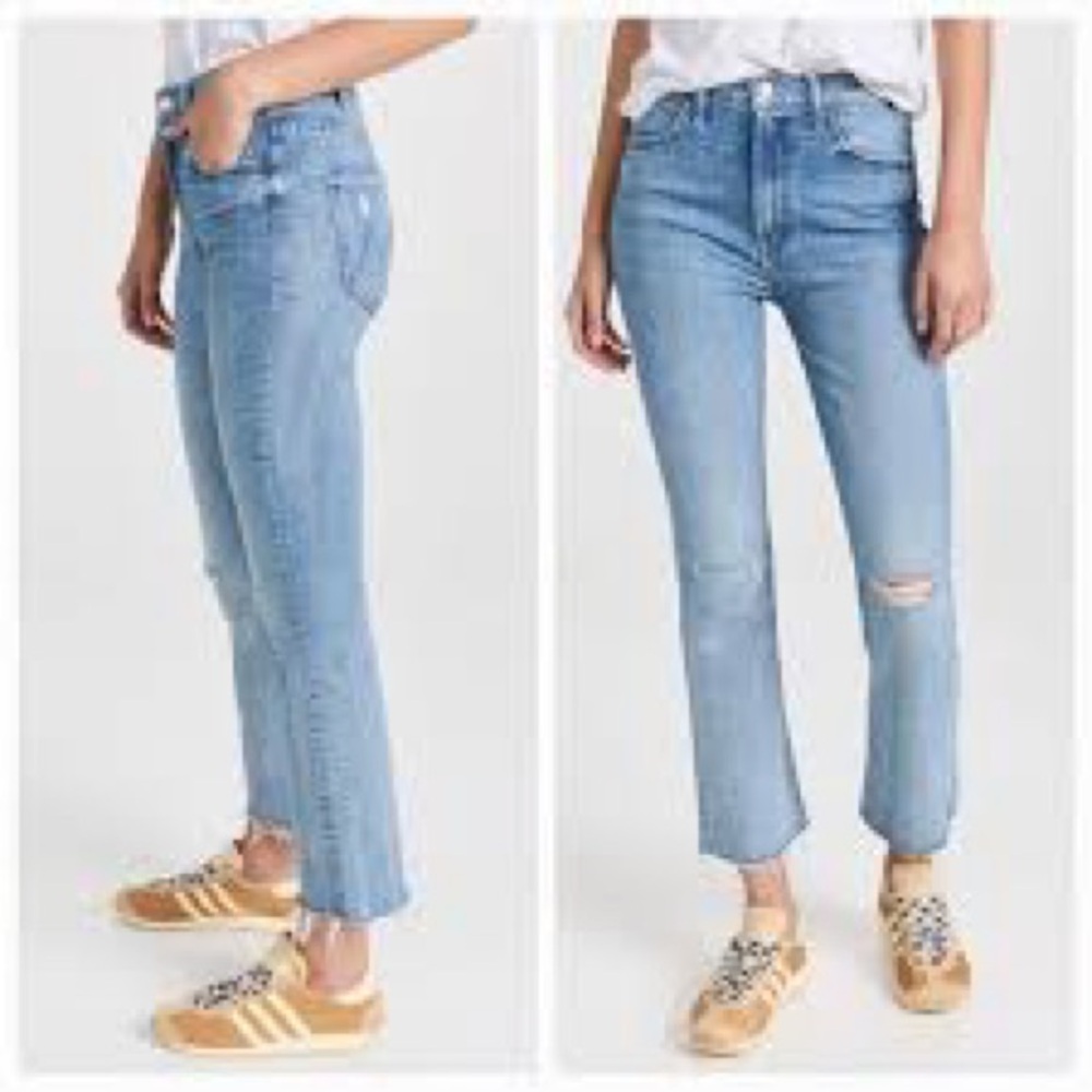 MOTHER Superior The Hustler ankle fray jeans - Picture 3 of 7